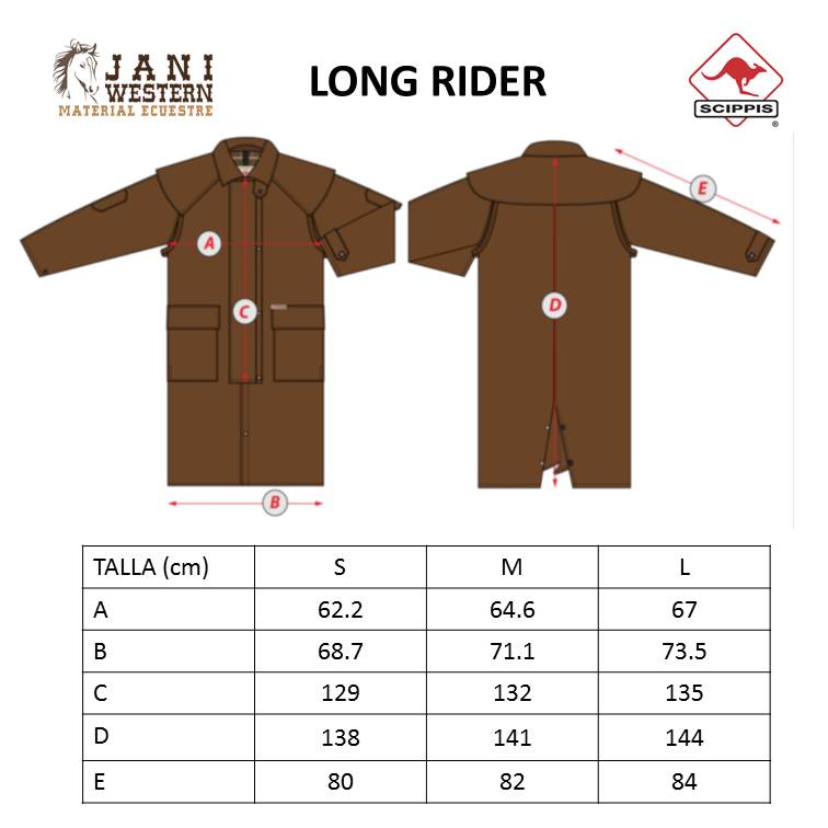 GABARDINA LONG RIDER