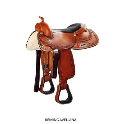 Silla reining avellana