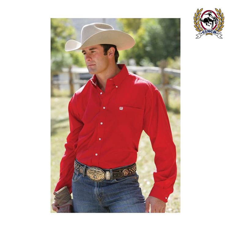 CAMISAS CINCH ROJO