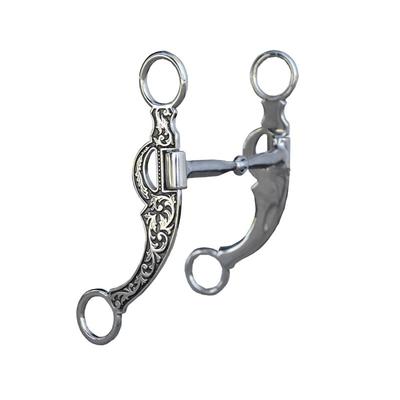 EMBOCADURA Nº 54 SNAFFLE BIT BLACK AND WHITE