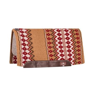 PAD CLASSIC EQUINE WOOLTOP 85 x 95 cm MARRON
