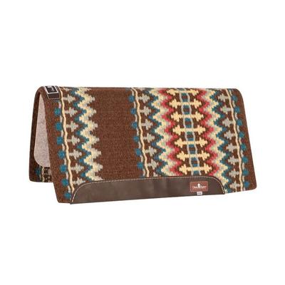 PAD CLASSIC EQUINE WOOLTOP 80 x 85 cm MARRON