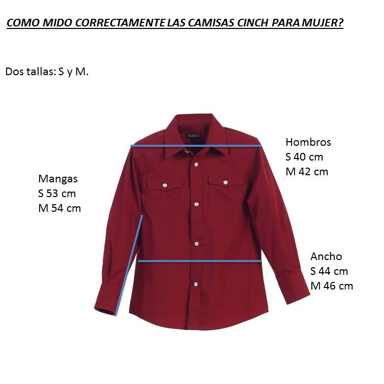 CAMISAS CINCH BURGUNDY